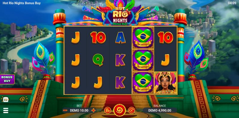 Hot Rio Nights Bonus Buy gameplay screenshot