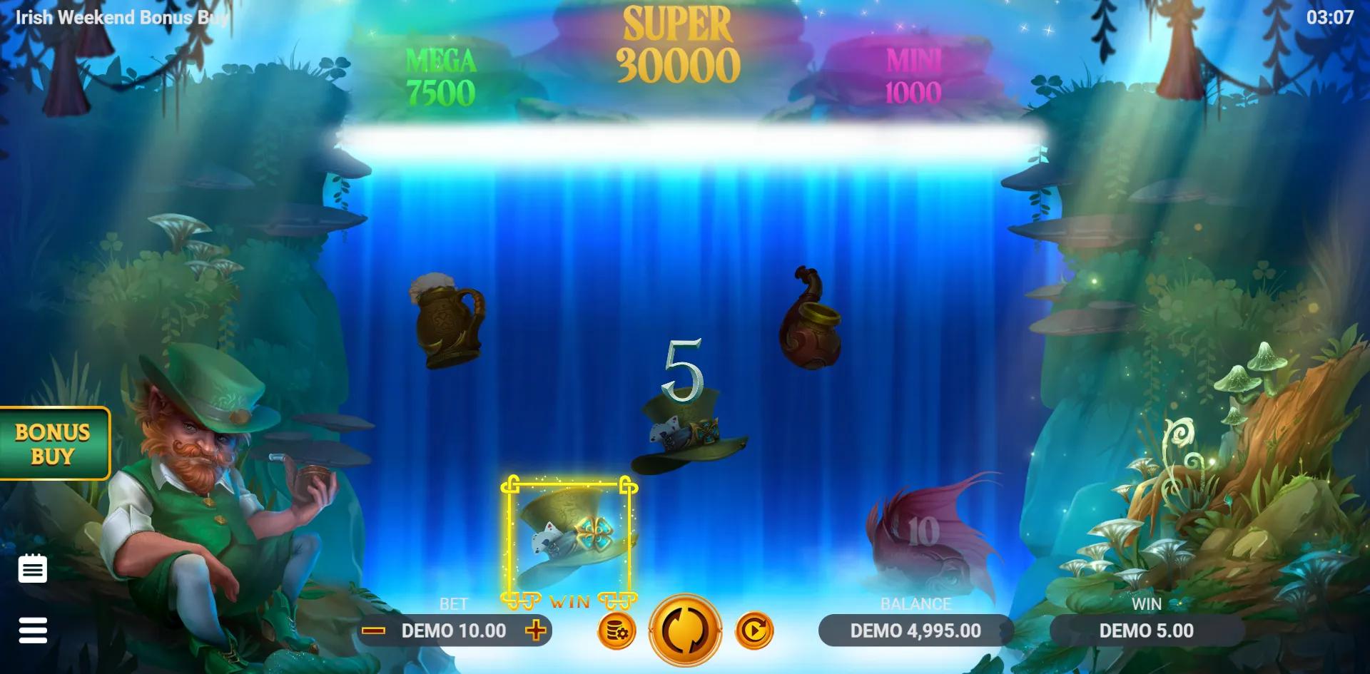 Irish Weekend Bonus Buy slot gameplay screenshot