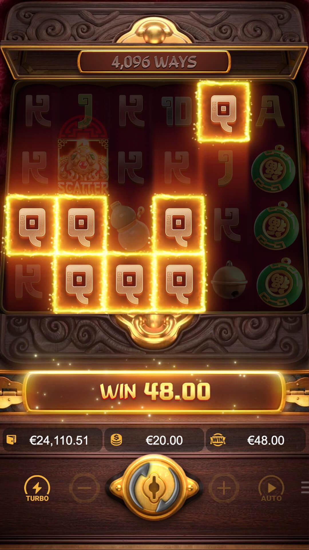 Jewels of Prosperity slot gameplay screenshot
