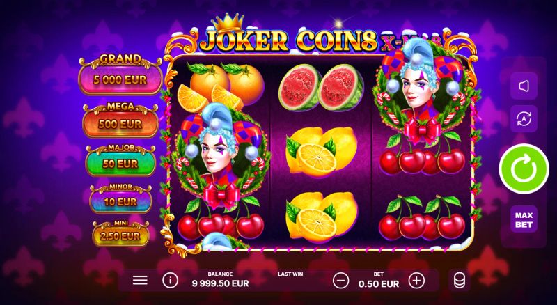 Joker Coins X-MAS gameplay screenshot