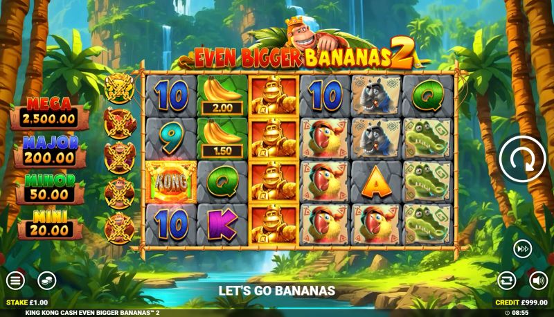 King Kong Cash Even Bigger Bananas 2 gameplay screenshot