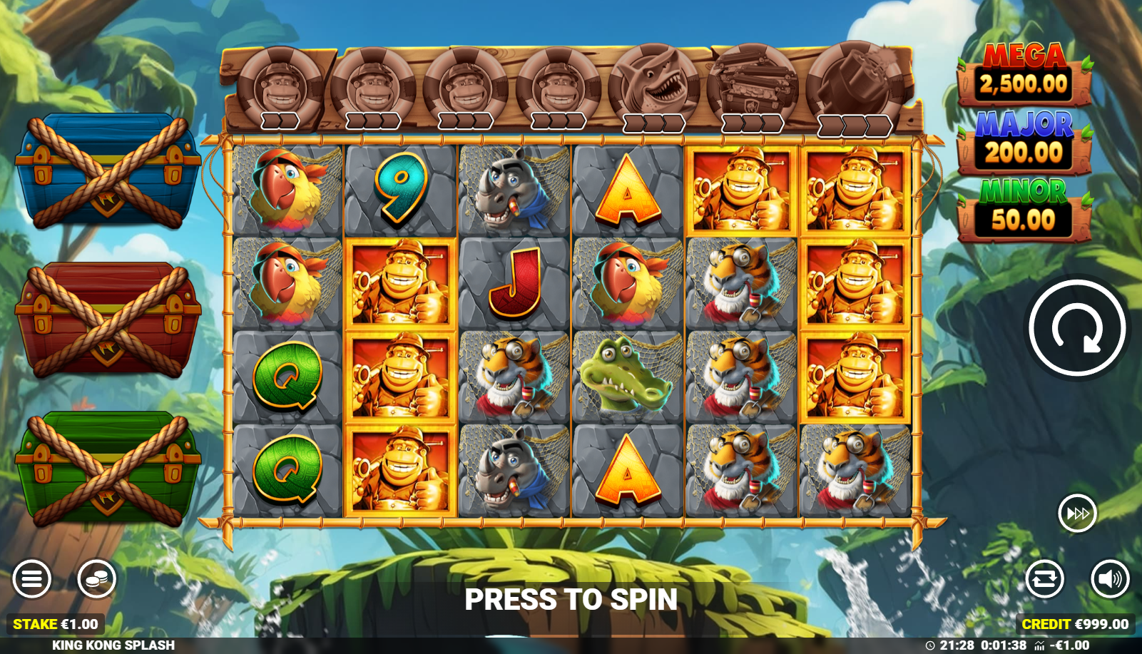 King Kong Splash gameplay screenshot