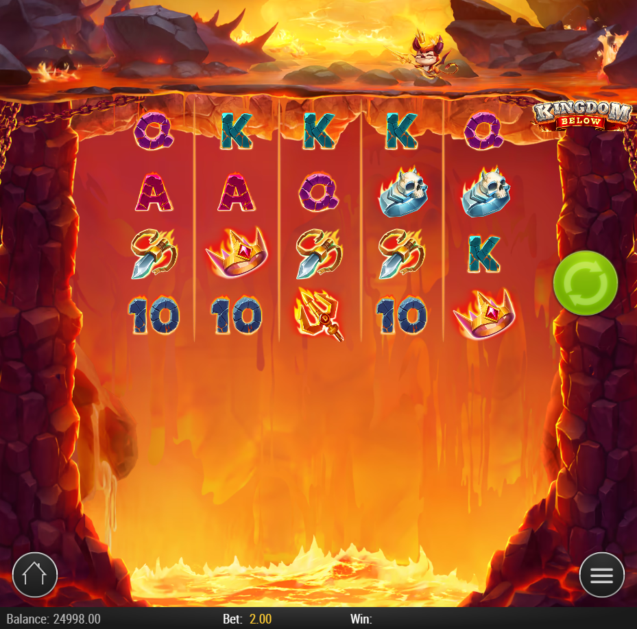 Kingdom Below slot by Play'n GO gameplay screenshot