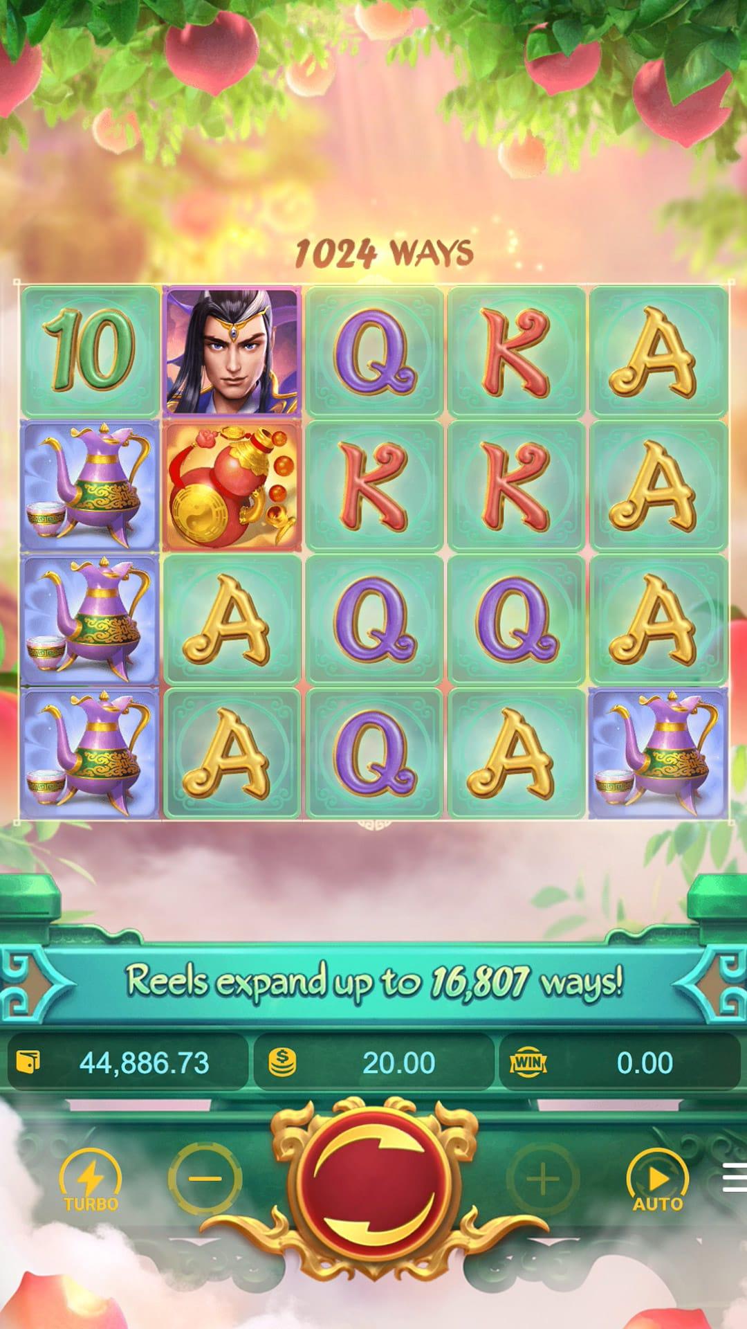 Legendary Monkey King slot gameplay screenshot