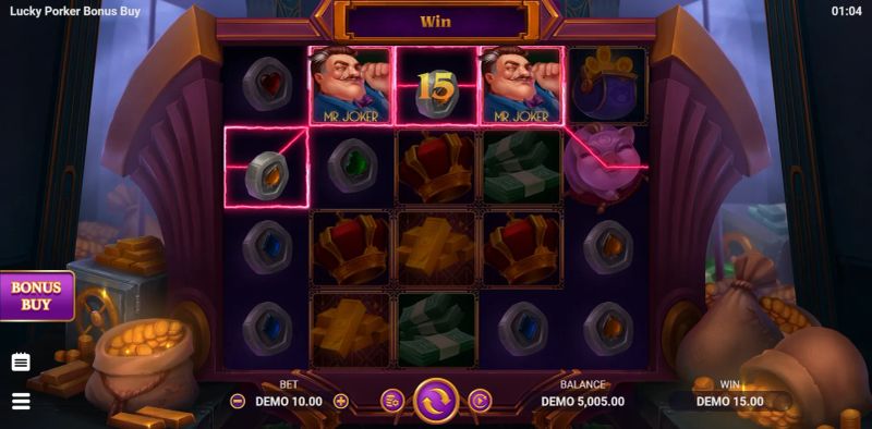 Lucky Porker Bonus Buy gameplay screenshot
