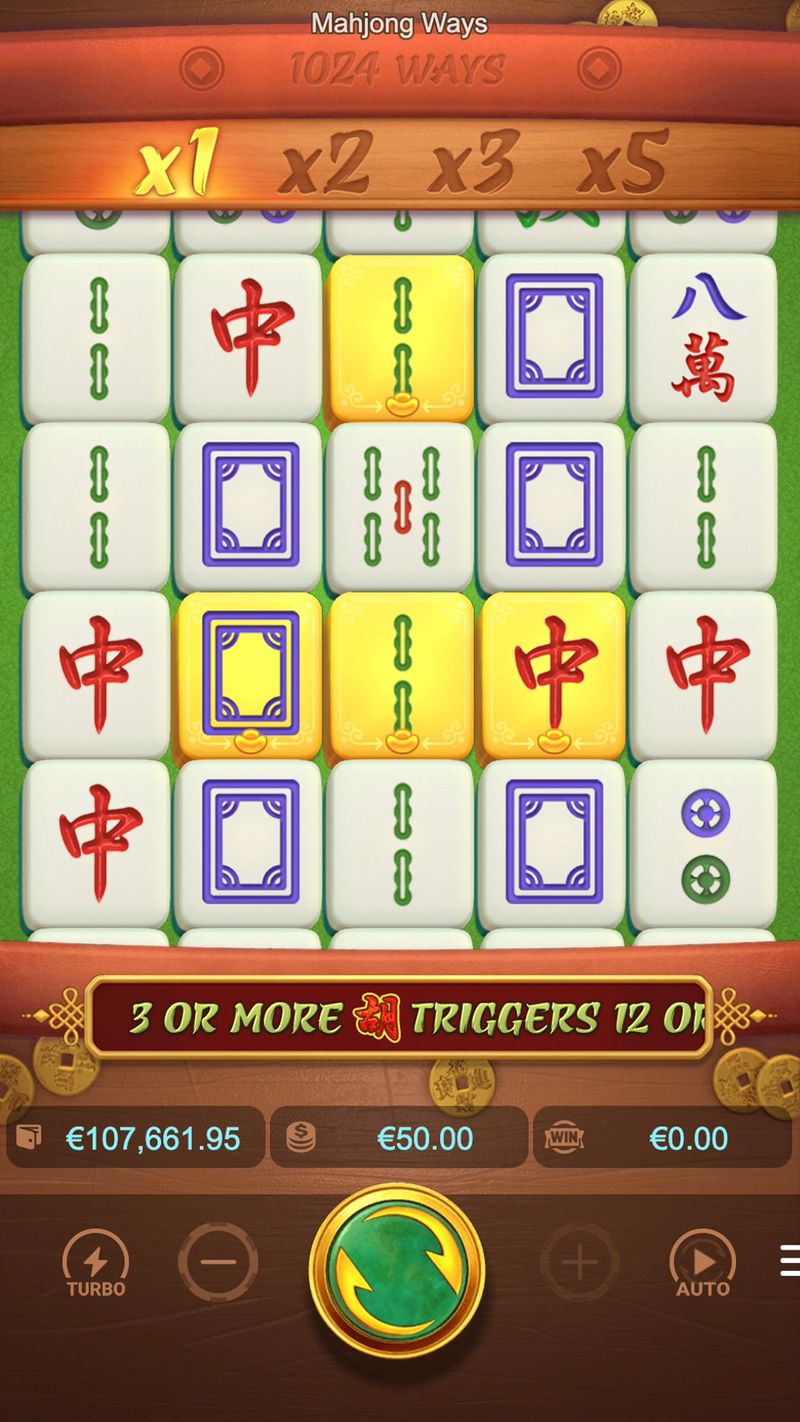 Mahjong Ways gameplay screenshot