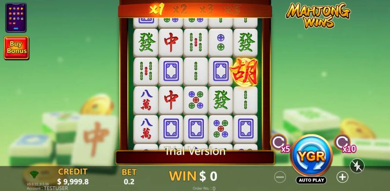 Mahjong Wins gameplay screenshot