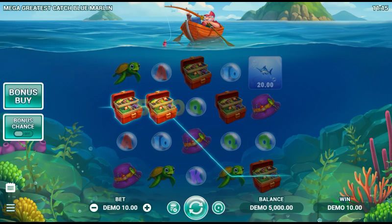 Mega Greatest Catch: Blue Marlin gameplay screenshot