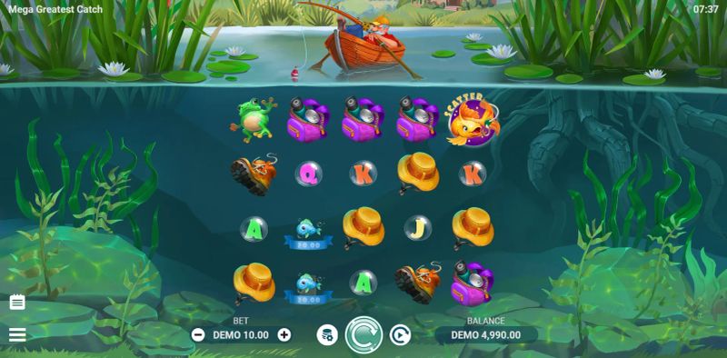 Mega Greatest Catch gameplay screenshot