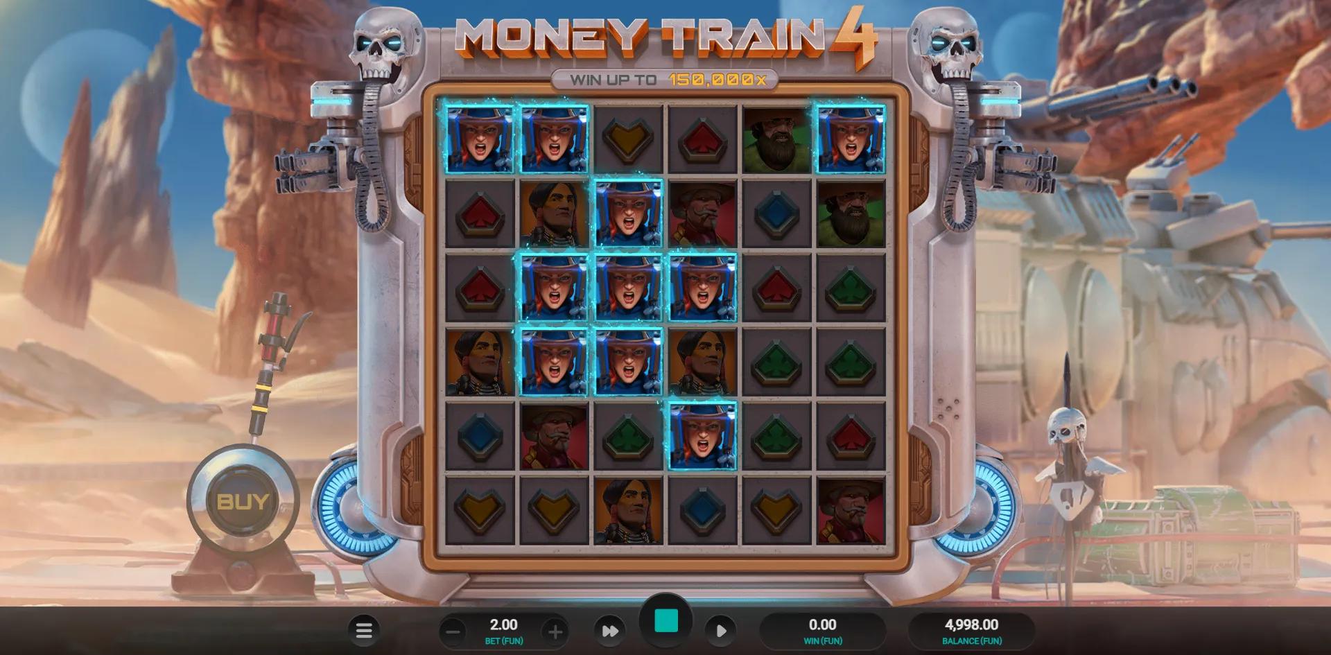 Money Train 4 slot gameplay screenshot