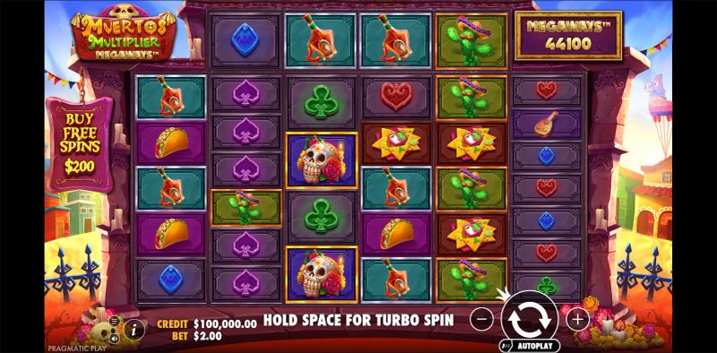 Muertos Multiplier Megaways gameplay screenshot