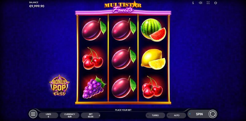 Multistar Fruits gameplay screenshot