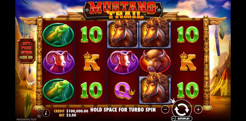Mustang Trail gameplay screenshot