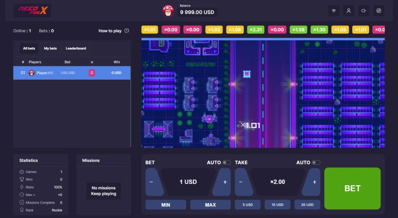 Need for X gameplay screenshot