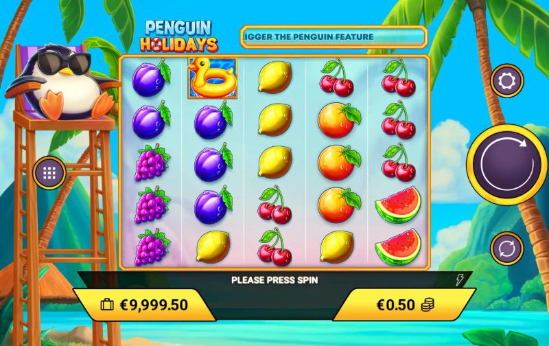 Penguin Holidays gameplay screenshot