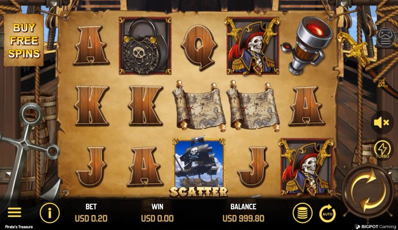 Pirate's Treasure gameplay screenshot