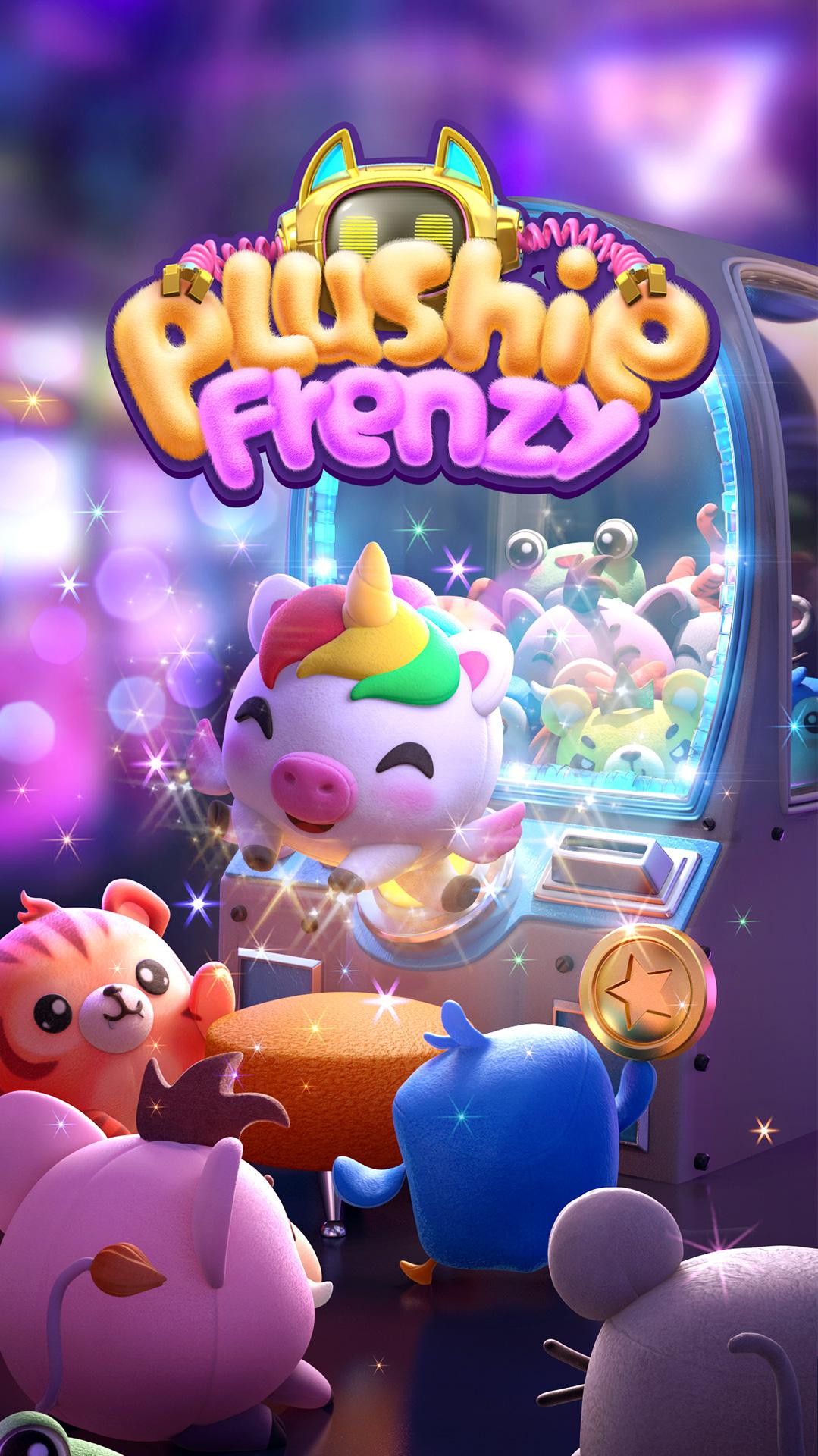 Plushie Frenzy slot gameplay screenshot