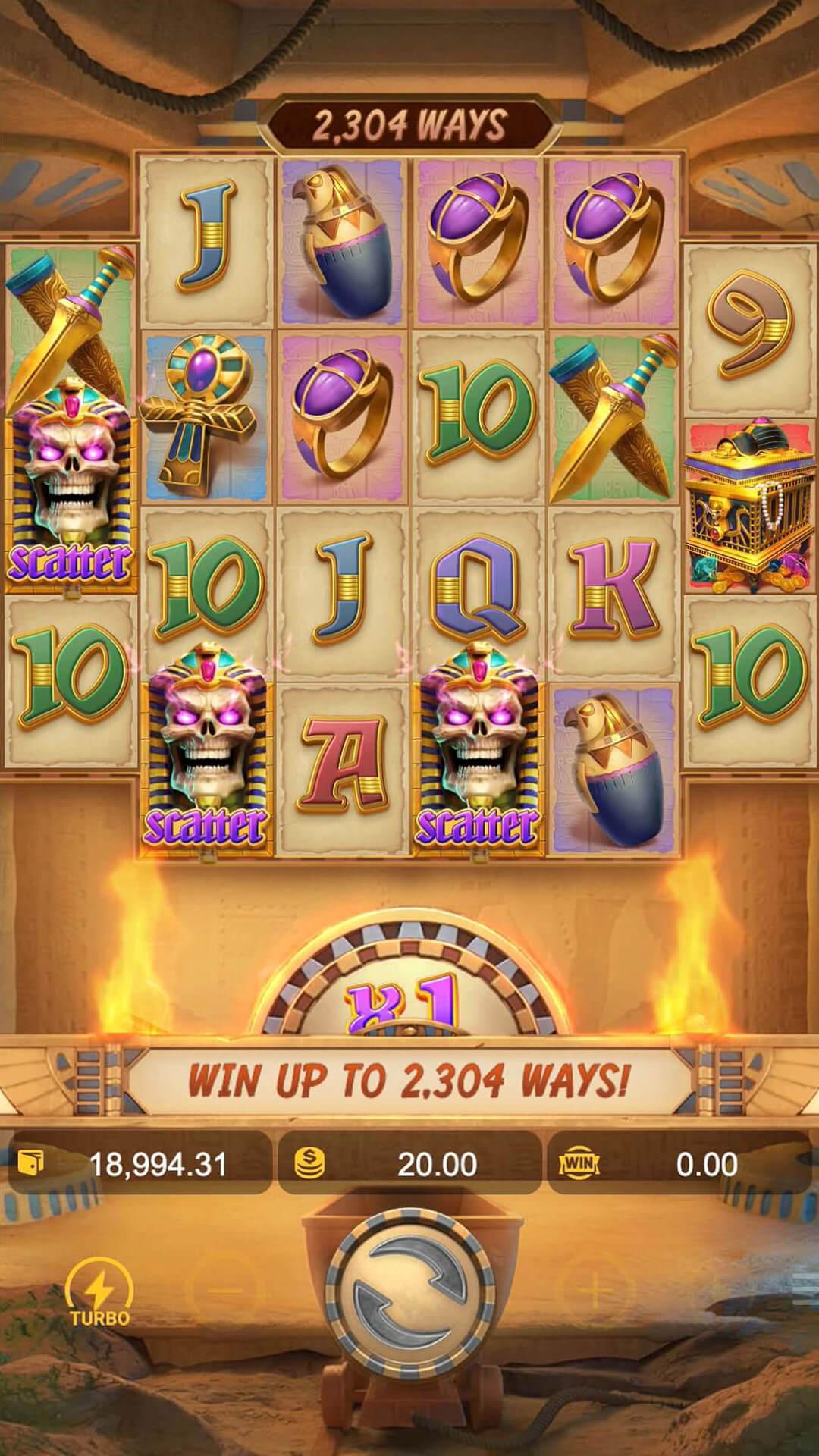 Raider Jane's Crypt of Fortune slot gameplay screenshot