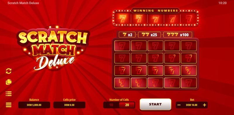 Scratch Match Deluxe gameplay screenshot
