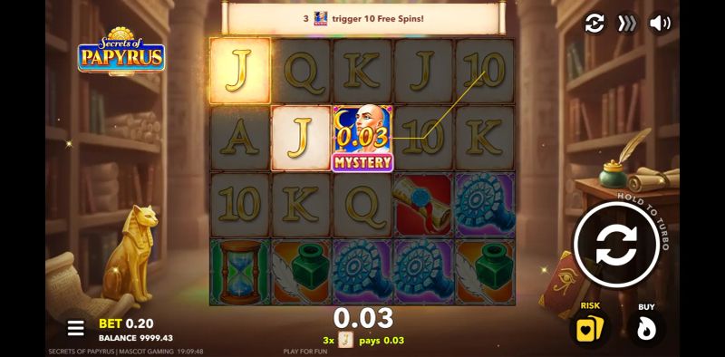 Secrets of Papyrus gameplay screenshot