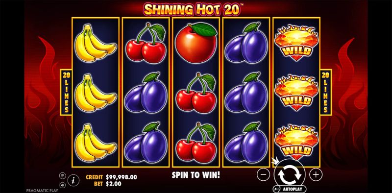 Shining Hot 20 gameplay screenshot
