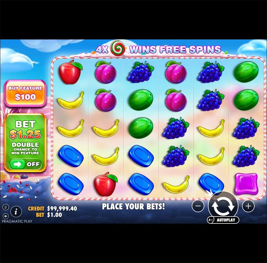 Sweet Fiesta slot by Pragmatic Play gameplay screenshot