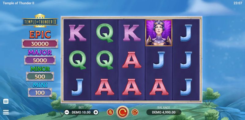 Temple of Thunder II gameplay screenshot