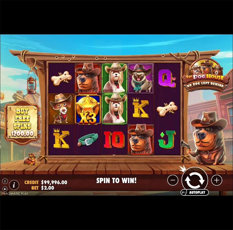 The Dog House - No Dog Left Behind slot by Pragmatic Play gameplay screenshot