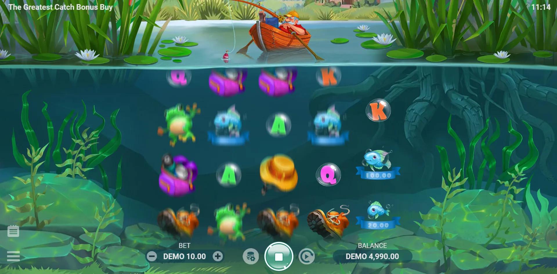 The Greatest Catch Bonus Buy slot gameplay screenshot
