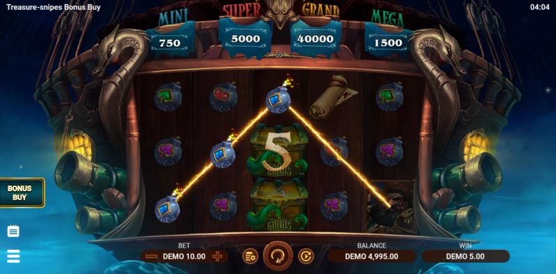 Treasure-snipes Bonus Buy gameplay screenshot