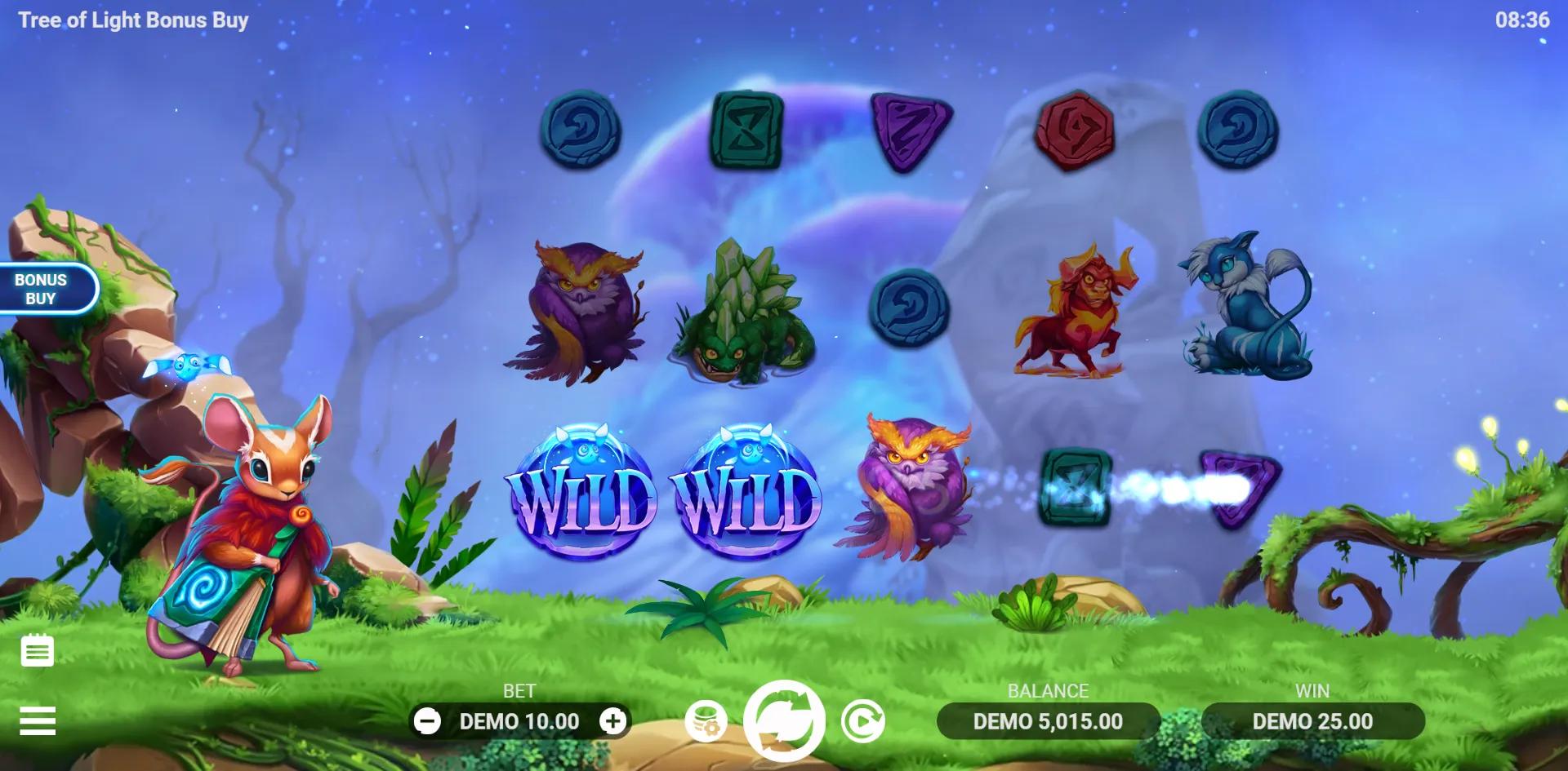 Tree of Light Bonus Buy slot gameplay screenshot