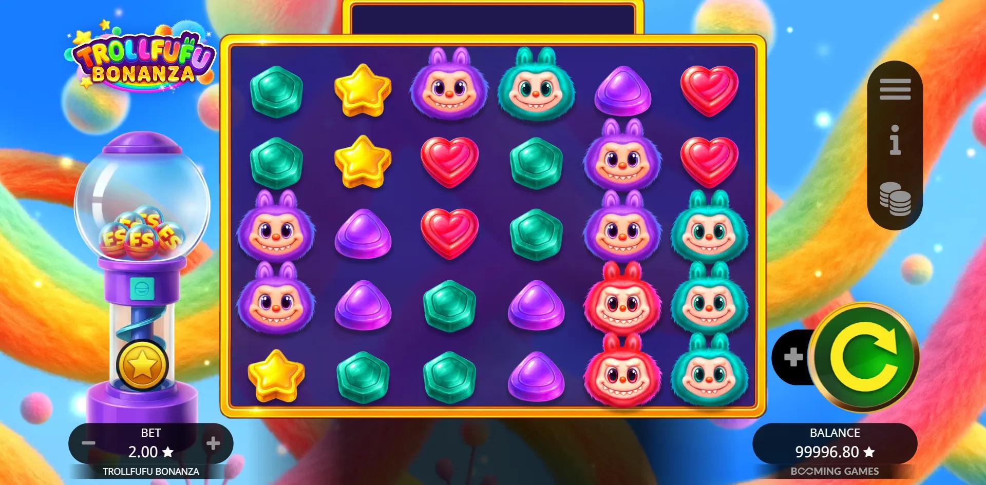 Booming Games's Trollfufu Bonanza slot - Fantasy theme, high volatility