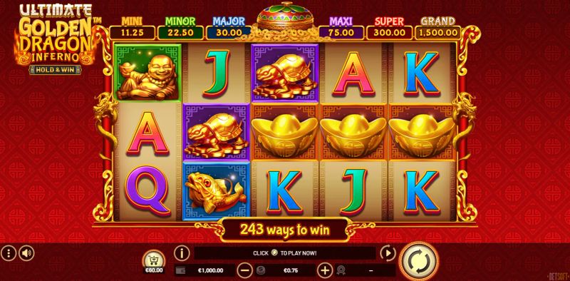 Ultimate Golden Dragon Inferno gameplay screenshot