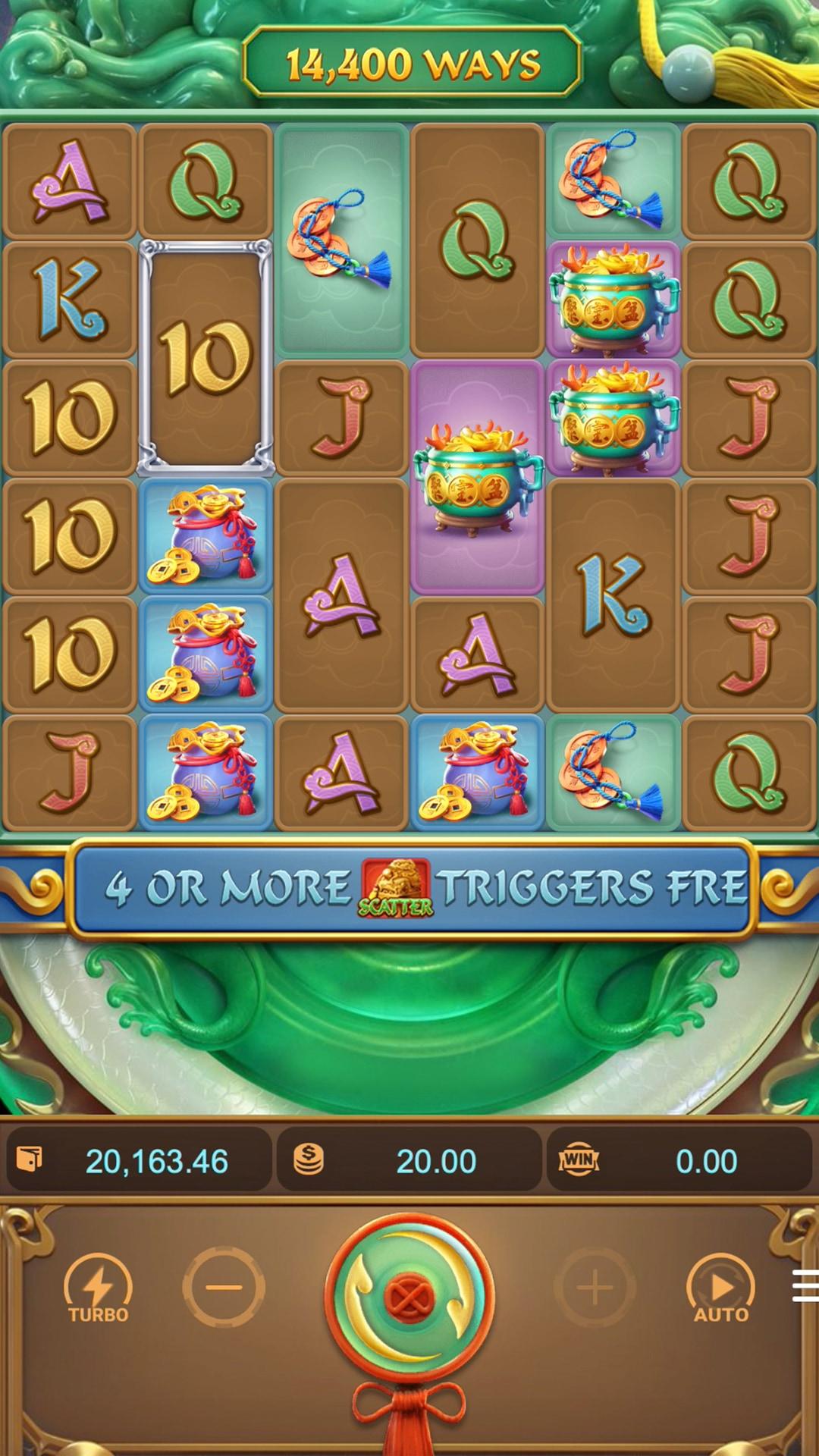 Ways of the Qilin slot gameplay screenshot