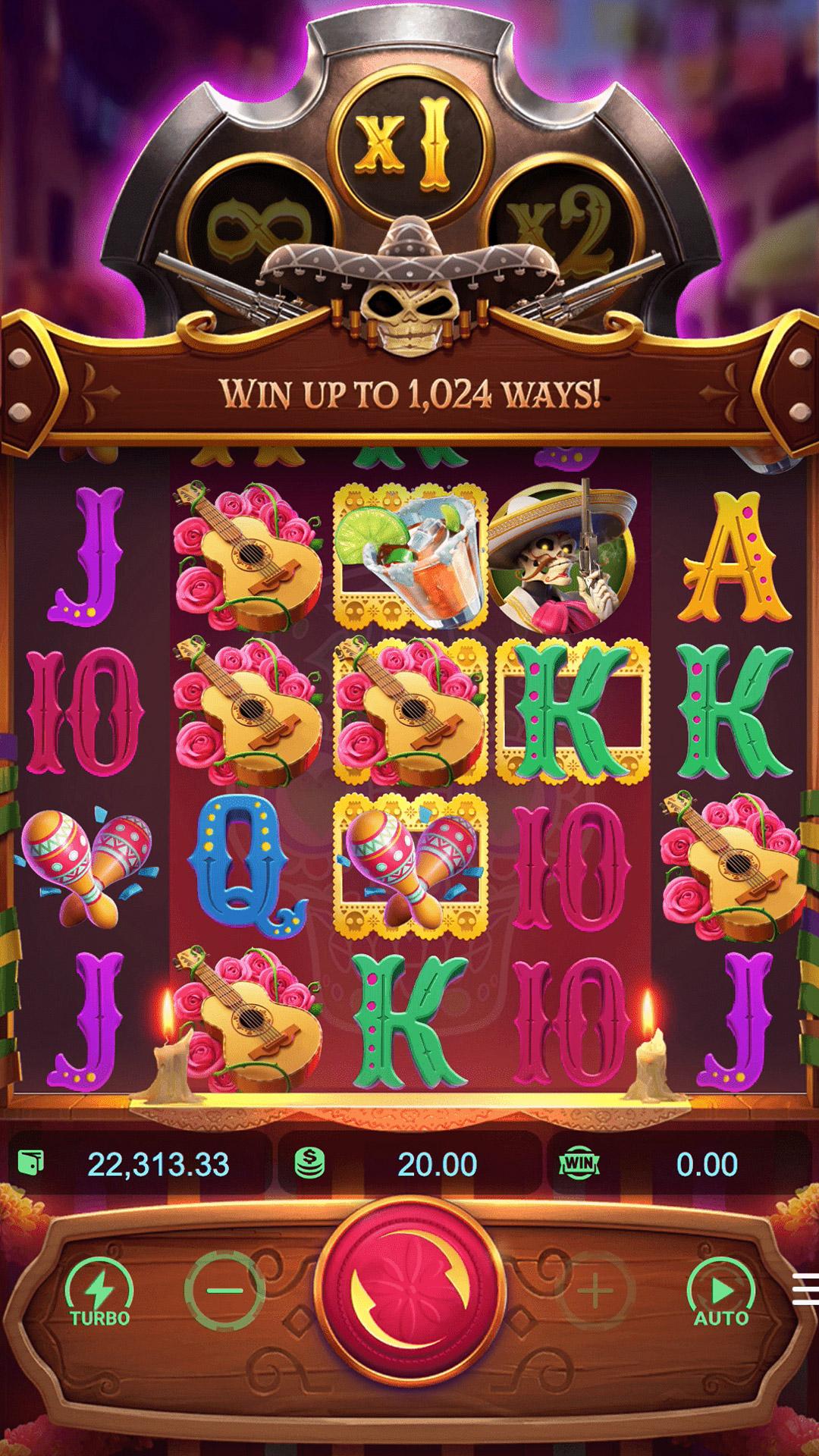 Wild Bandito slot gameplay screenshot