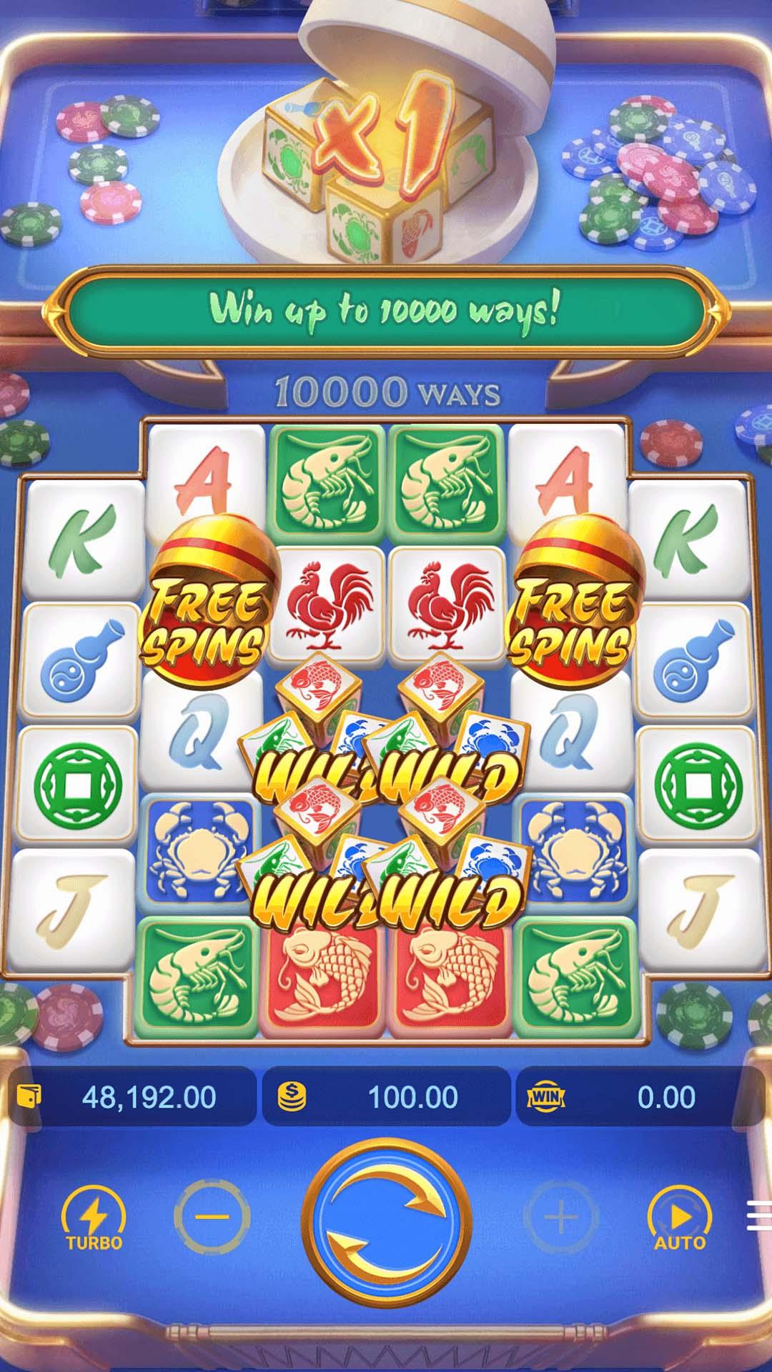 Win Win Fish Prawn Crab slot gameplay screenshot
