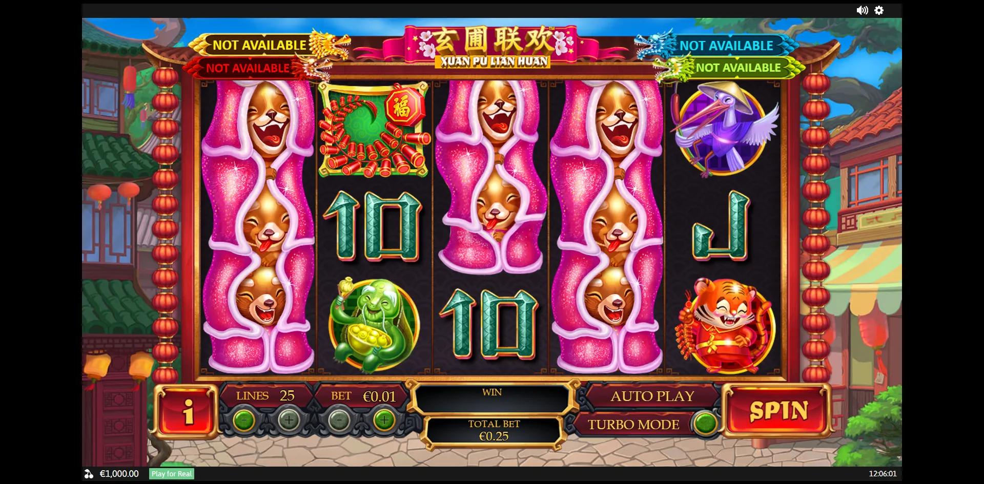 Xuan Pu Lian Huan slot gameplay screenshot