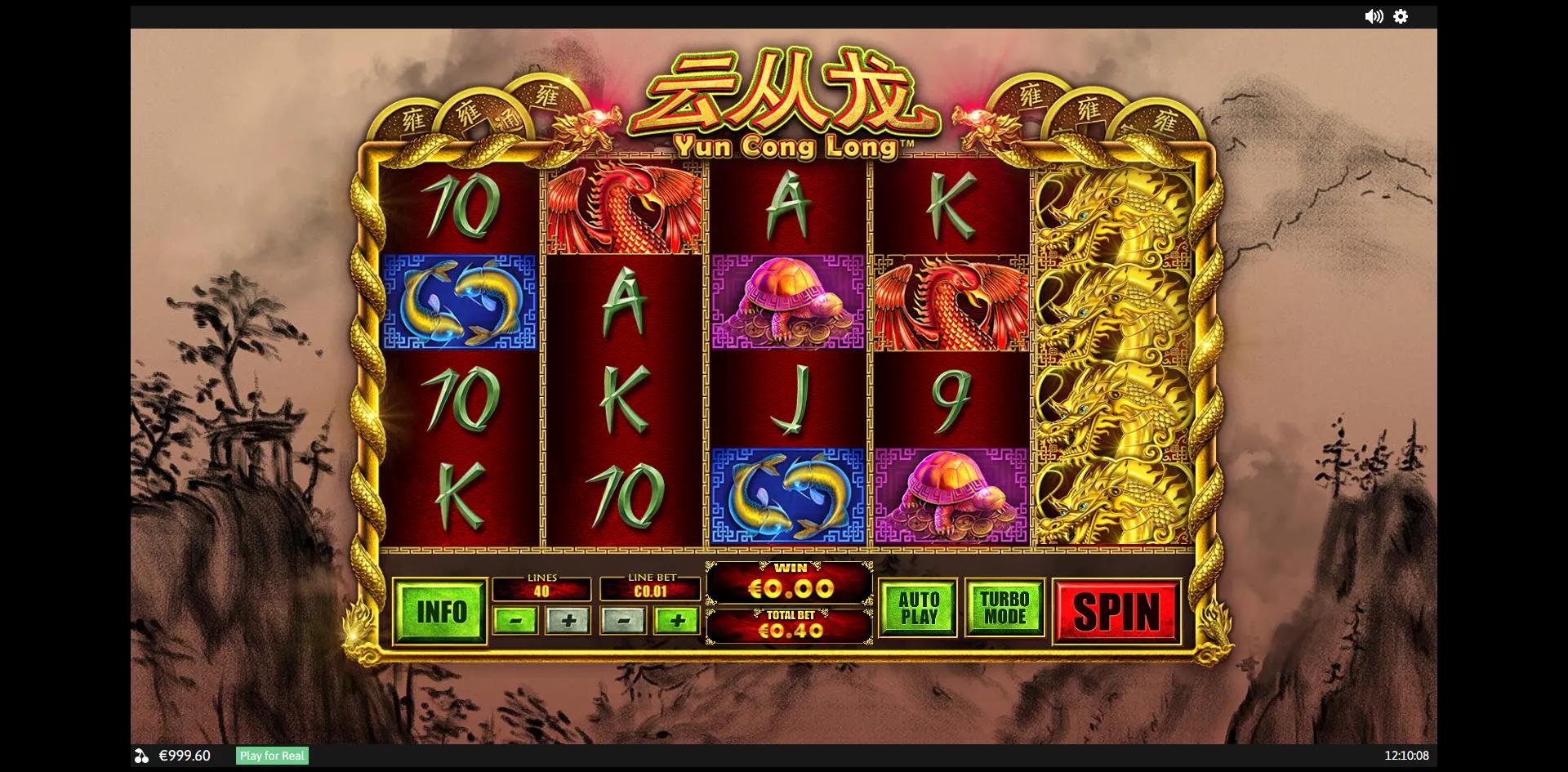 Yun Cong Long slot gameplay screenshot