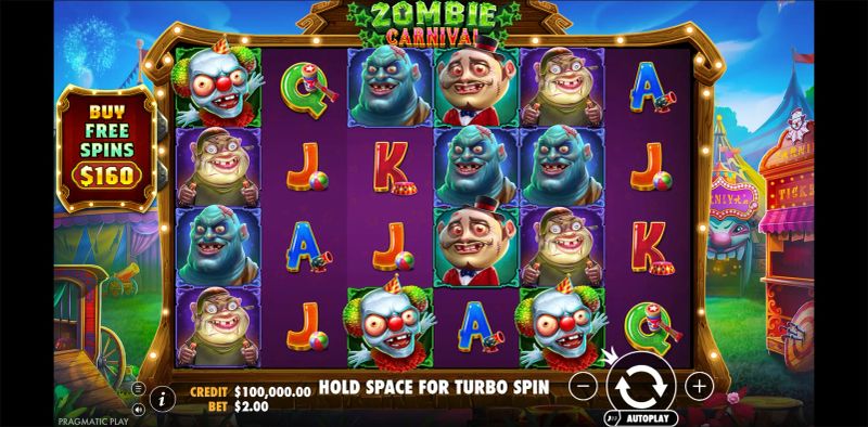 Zombie Carnival gameplay screenshot