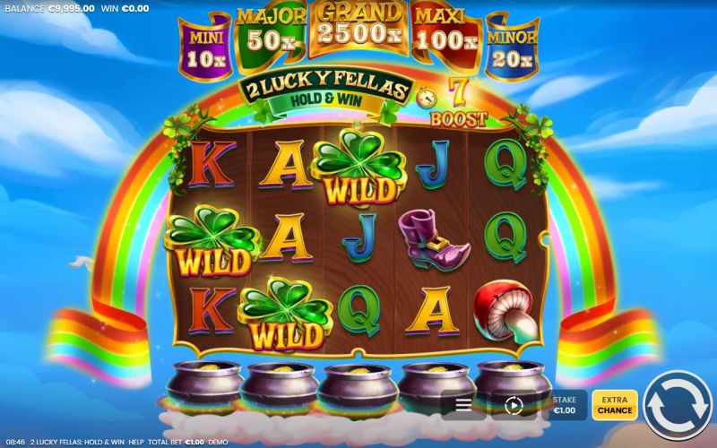 2 Lucky Fellas: Hold & Win gameplay screenshot