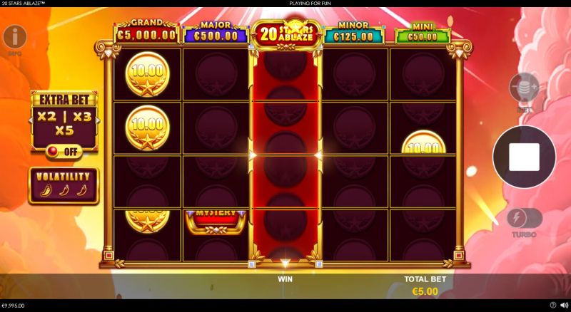 20 Stars Ablaze gameplay screenshot