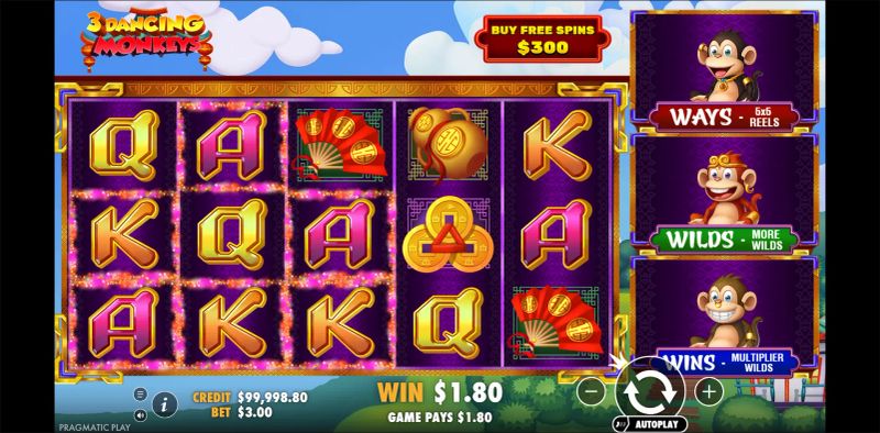 3 Dancing Monkeys gameplay screenshot