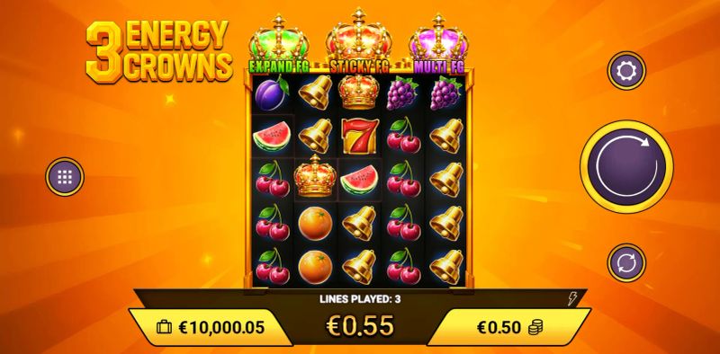 3 Energy Crowns gameplay screenshot