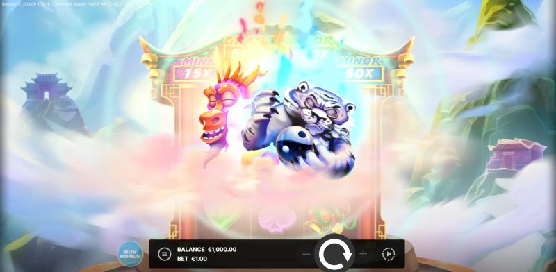 3 Fortune Beasts: Hold & Win gameplay screenshot