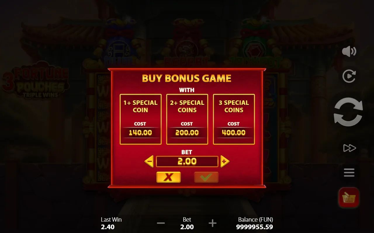 3 Fortune Pouches: Triple Wins - screenshot 4