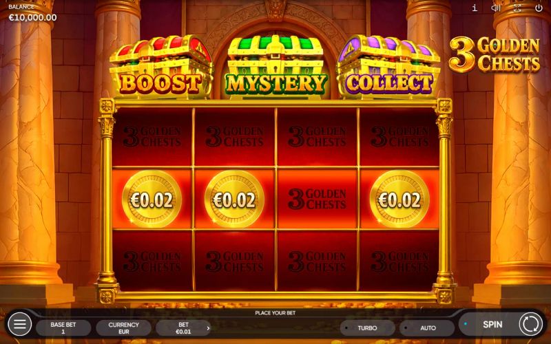 3 Golden Chests gameplay screenshot