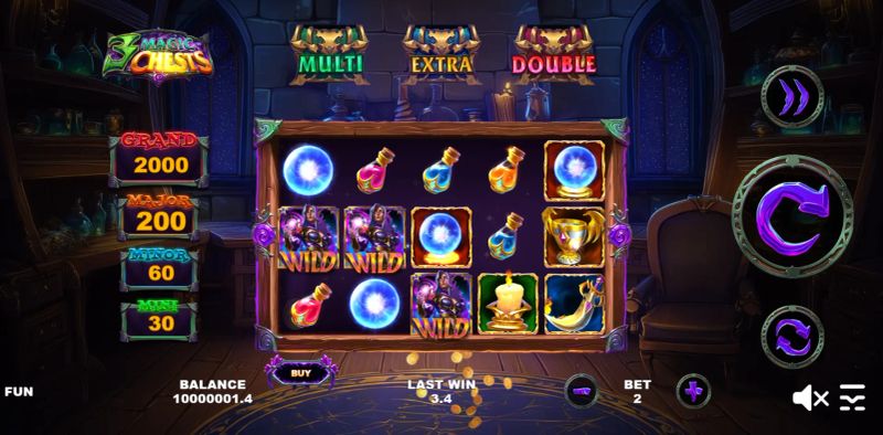 3 Magic Chests gameplay screenshot