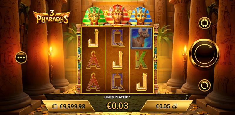 3 Pharaohs gameplay screenshot
