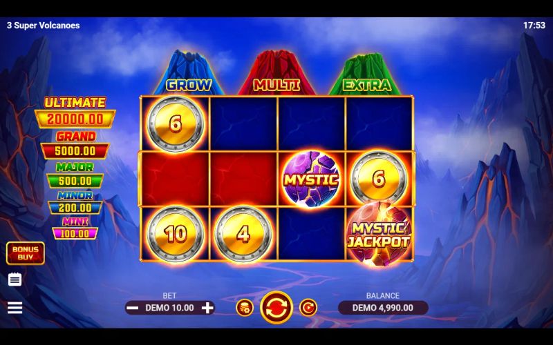 3 Super Volcanoes gameplay screenshot