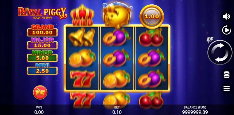3x3 Royal Piggy: Hold The Spin gameplay screenshot